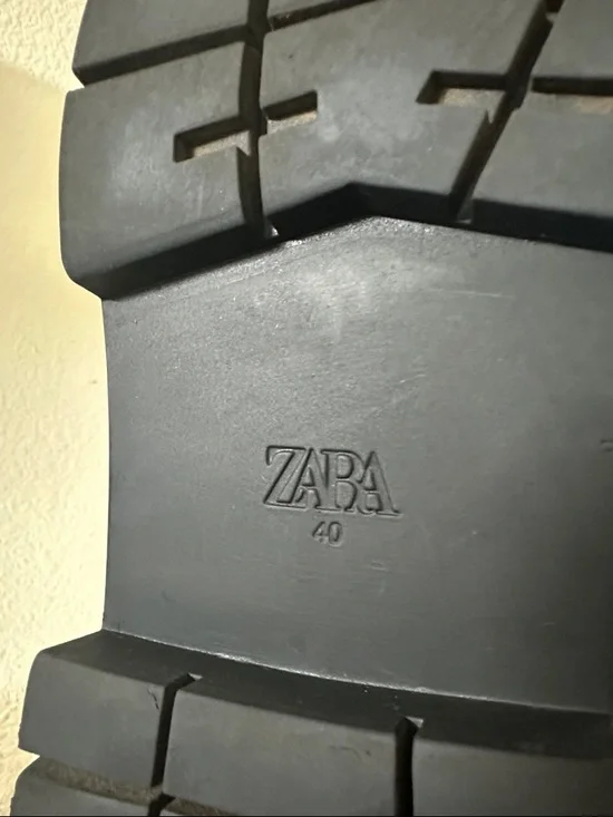 Zara Black Platform Ankle Boots - Women's - Picture 14 of 14